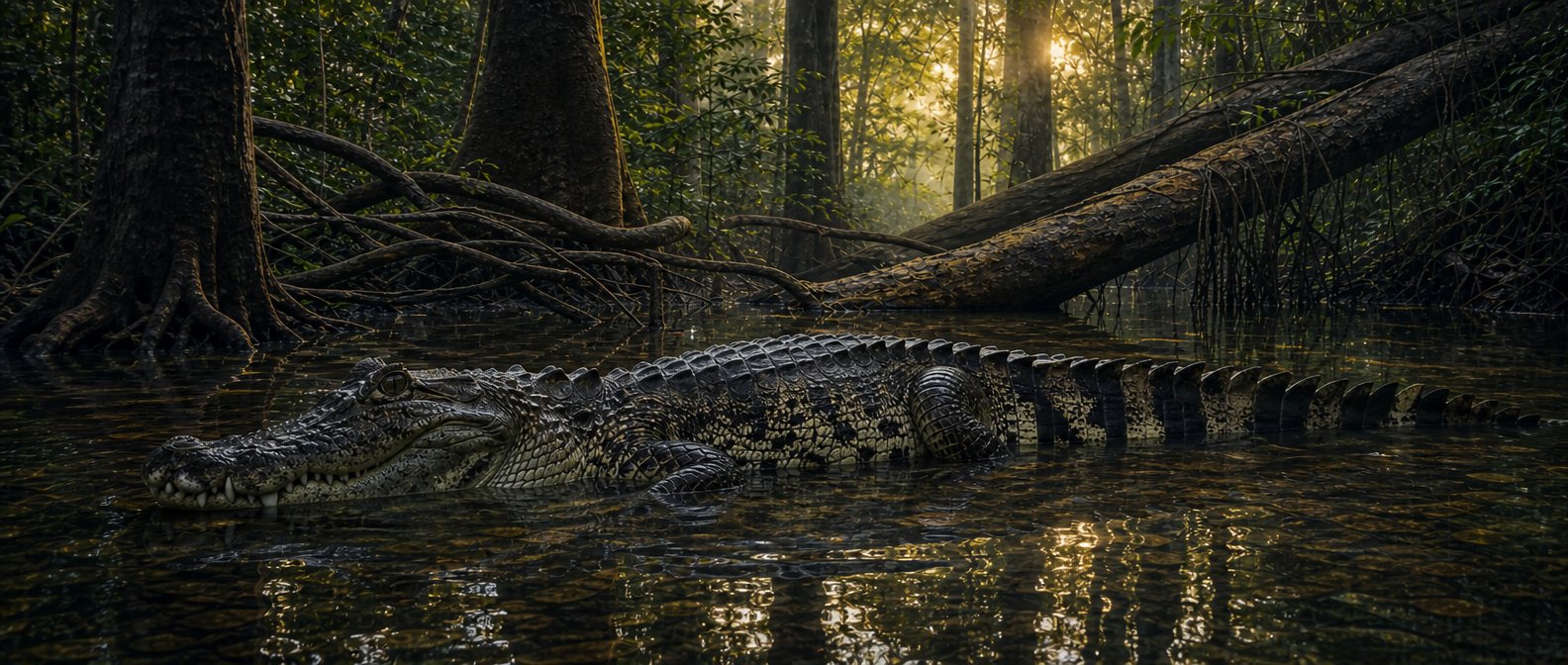 Akam in the flooded forest